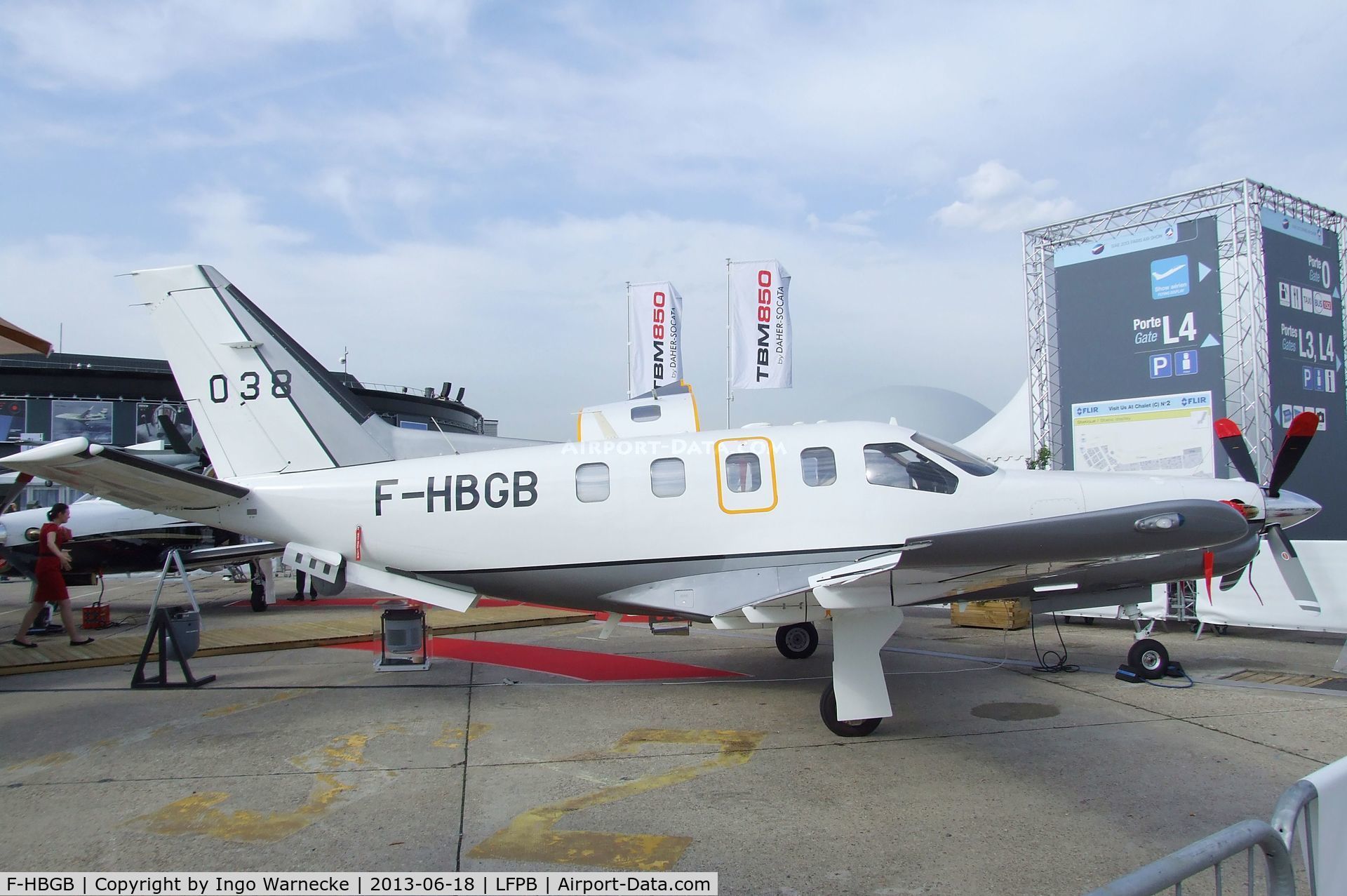 F-HBGB, 2001 Socata TBM-700 C/N 185, SOCATA TBM-700 at the Aerosalon 2013, Paris
