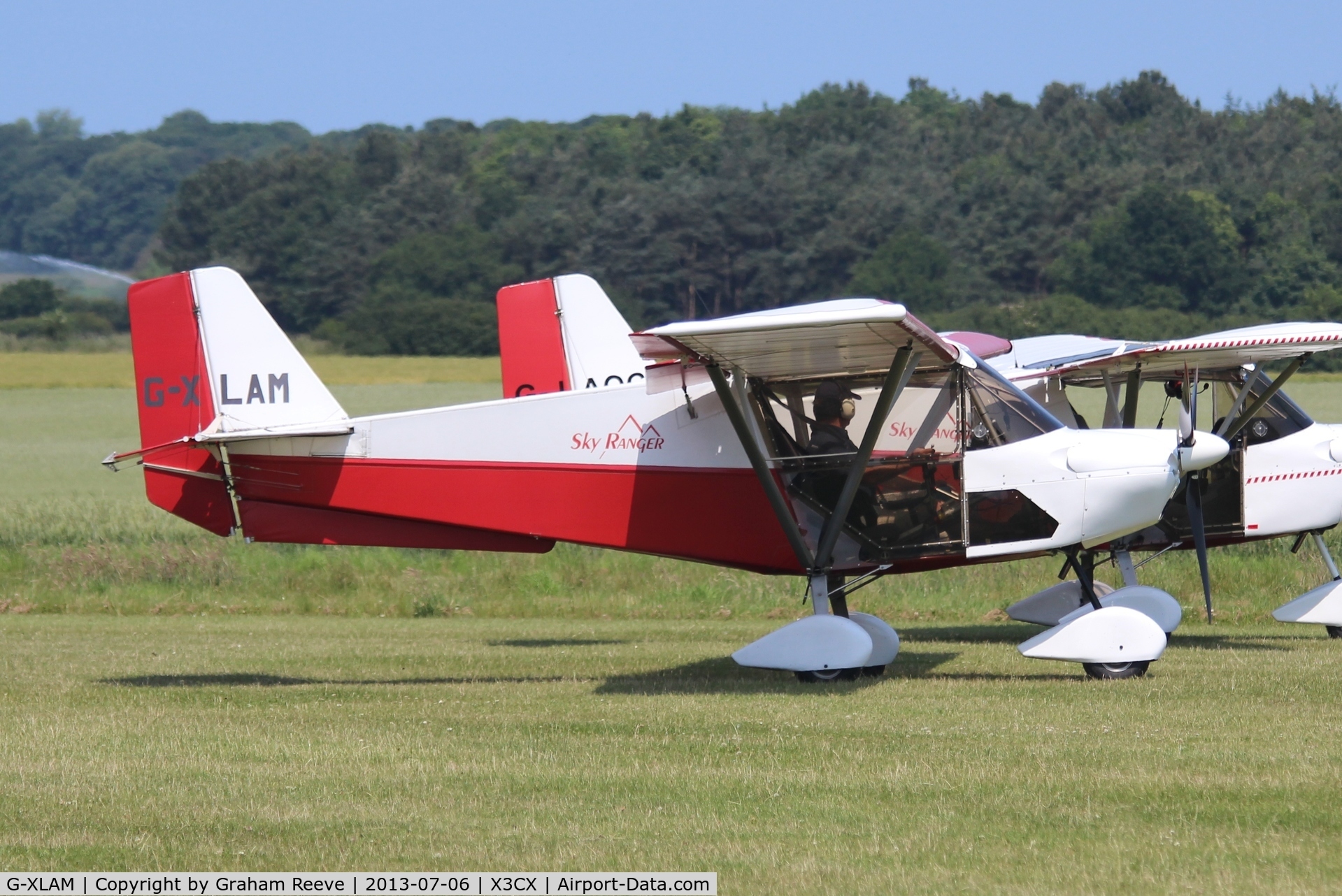 G-XLAM, 2005 Best Off Skyranger Swift 912S(1) C/N BMAA/HB/460, Just landed at Northrepps.
