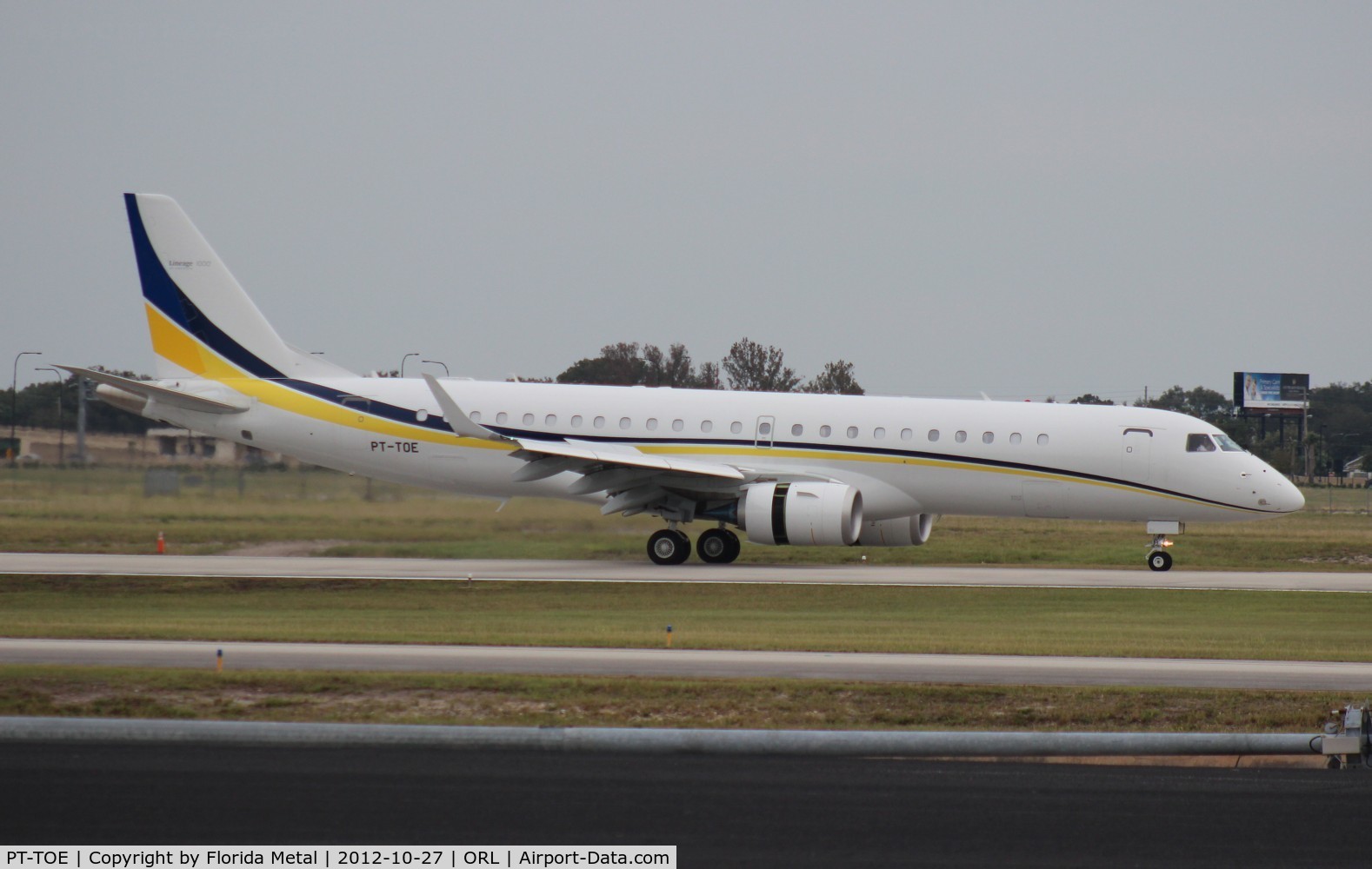 PT-TOE, Embraer ERJ-190-100ECJ Lineage 1000 C/N 19000317, Lineage 1000 in for NBAA