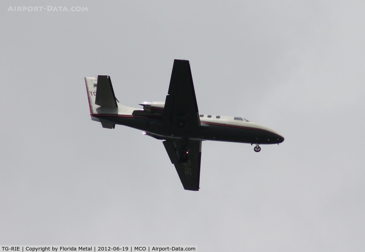 TG-RIE, Cessna 501 Citation I/SP C/N 501-0216, Cessna 501 from Guatamala
