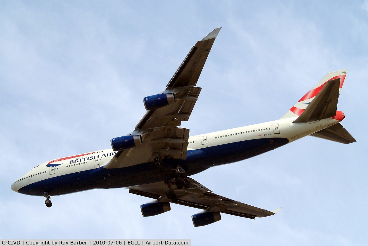 G-CIVD, 1994 Boeing 747-436 C/N 27349, Boeing 747-436 [27349] (British Airways) Home~G 06/07/2010