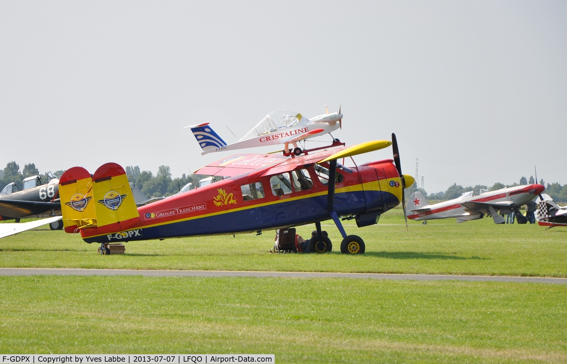 F-GDPX, Max Holste MH-1521M Broussard C/N 170, air meeting at Lille Marcq airfield on July 07 2013