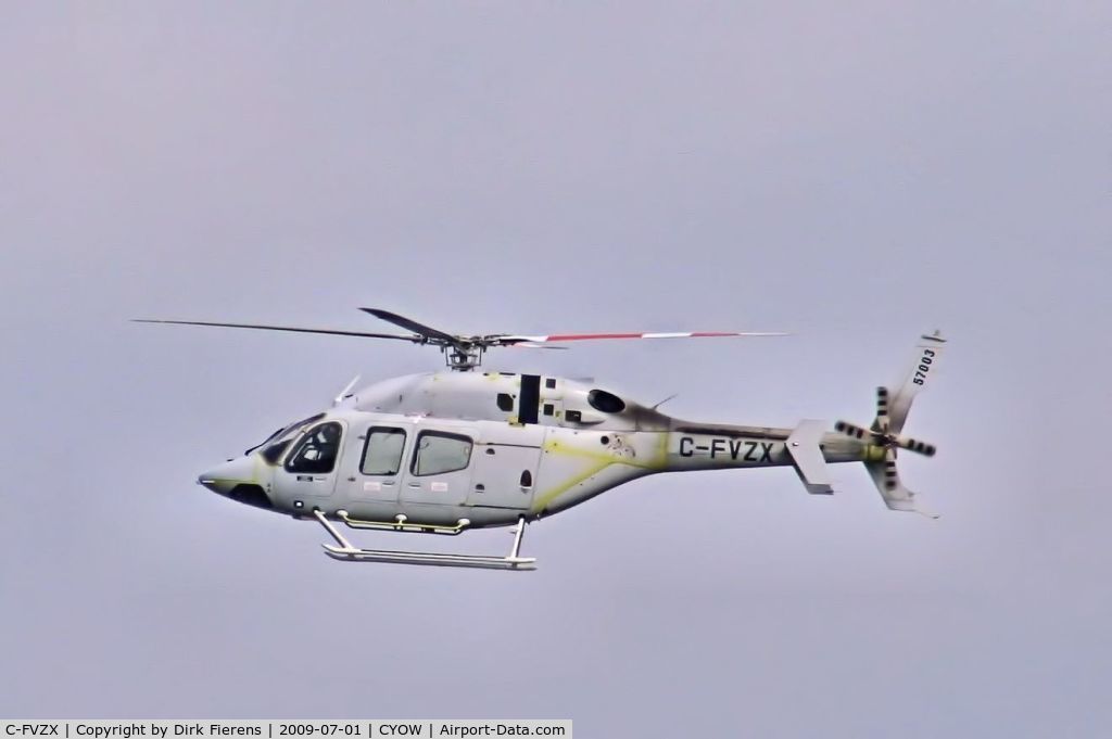C-FVZX, 2007 Bell 429 GlobalRanger C/N 57003, Tookoff to unknown destination.