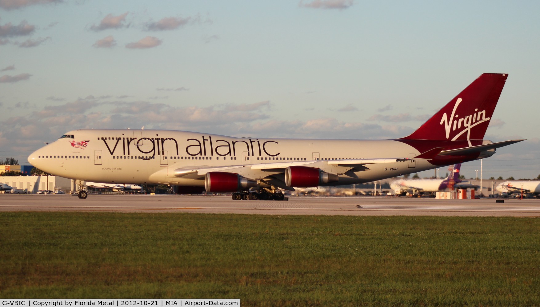 G-VBIG, 1996 Boeing 747-4Q8 C/N 26255, Virgin 747-400
