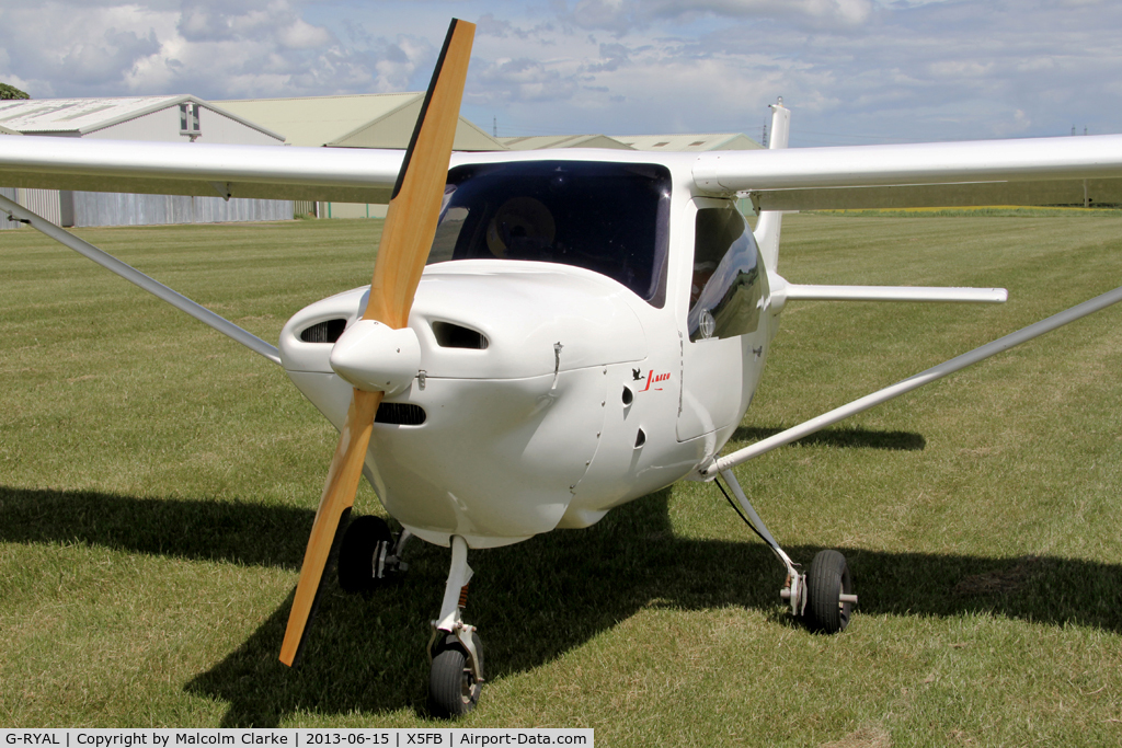 G-RYAL, 2000 Jabiru UL C/N PFA 274A-13365, Jabiru UL. Participant in Fly UK 2013. Fishburn Airfield, June 2013.