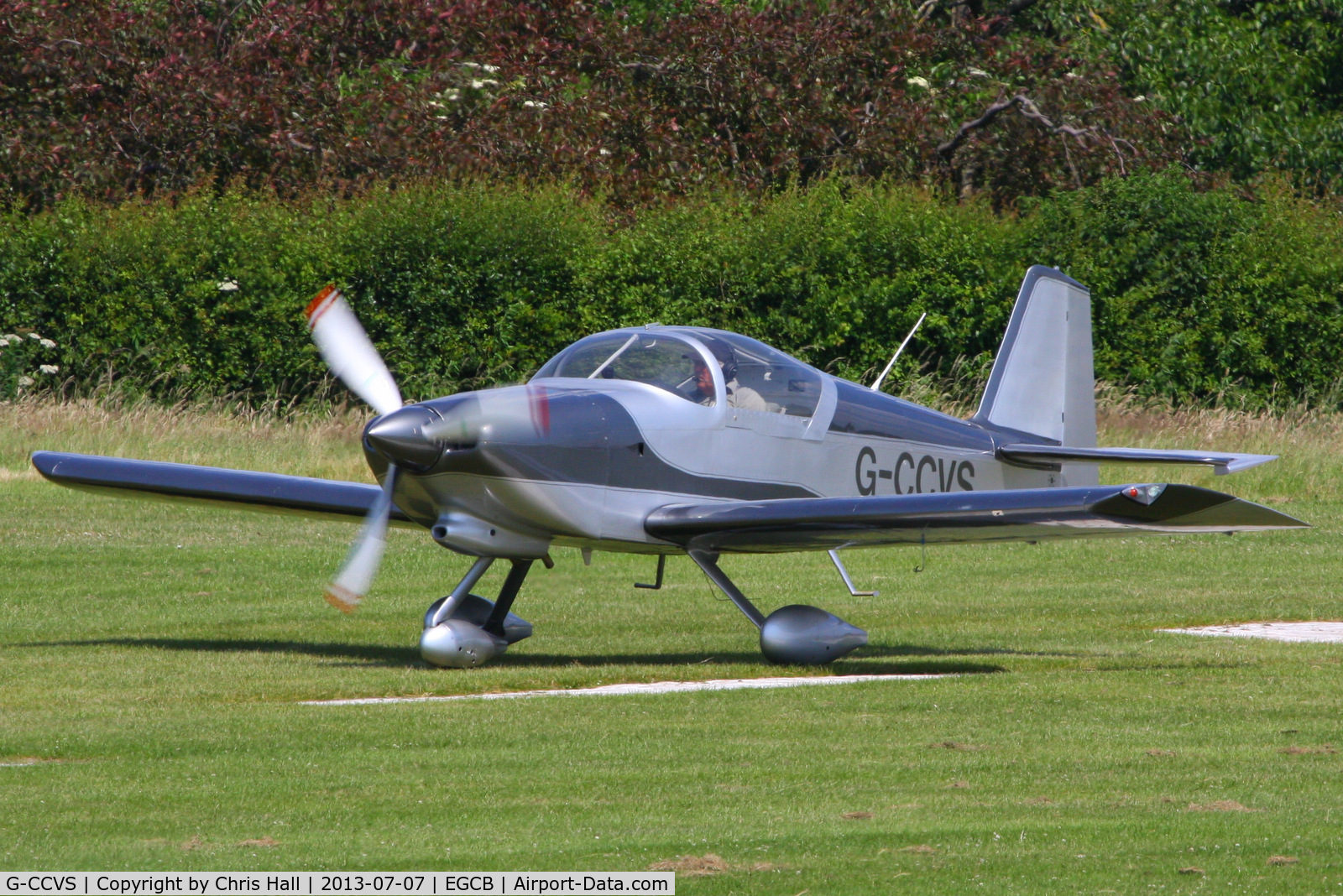 G-CCVS, 2010 Vans RV-6A C/N PFA 181A-13413, at the Barton open day and fly in
