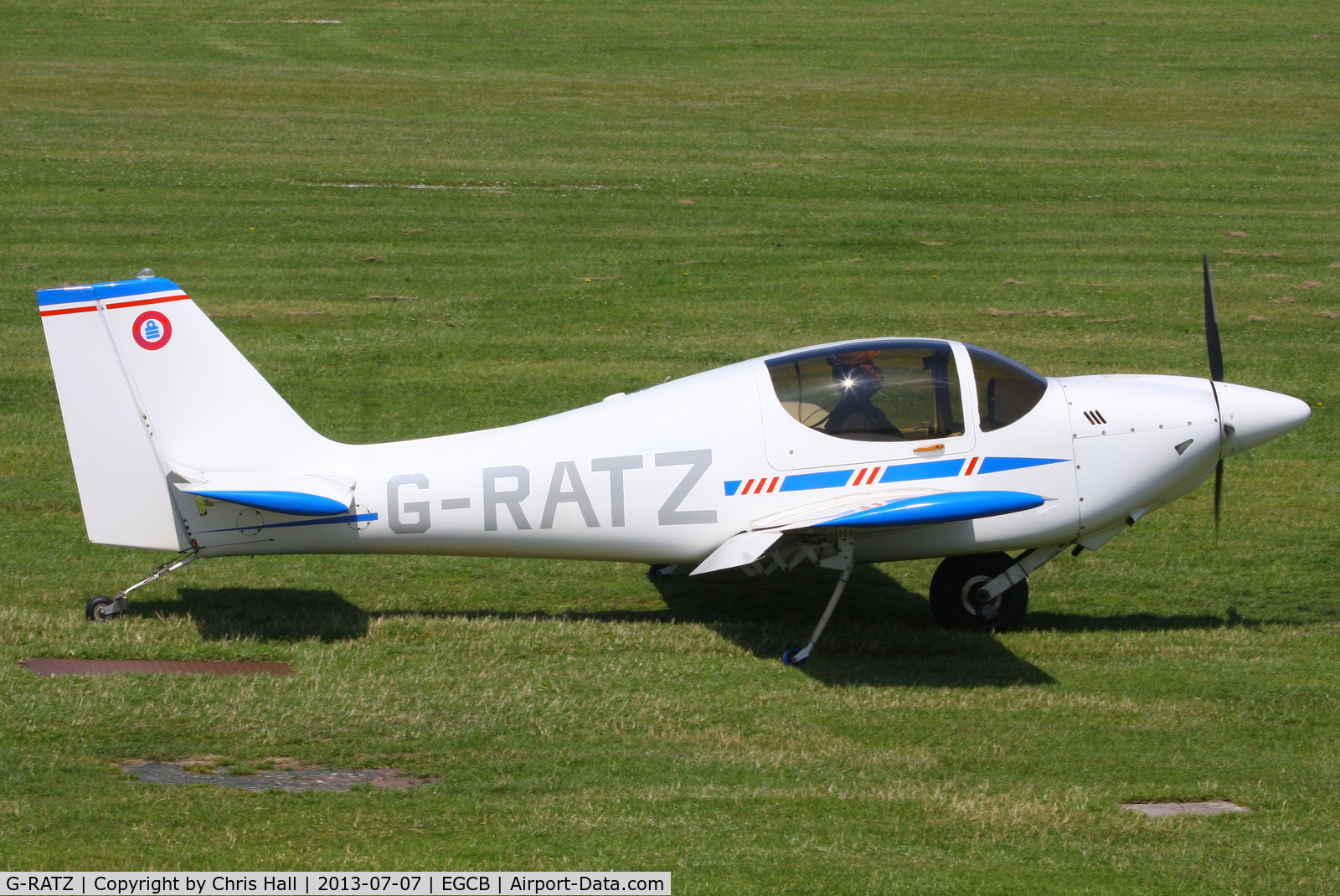 G-RATZ, 1997 Europa Monowheel C/N PFA 247-12582, at the Barton open day and fly in