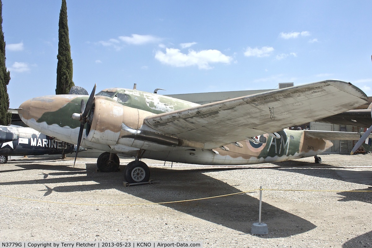 N3779G, Lockheed 18-56 Lodestar C/N 2201, At Planes of Fame Museum , Chino , California