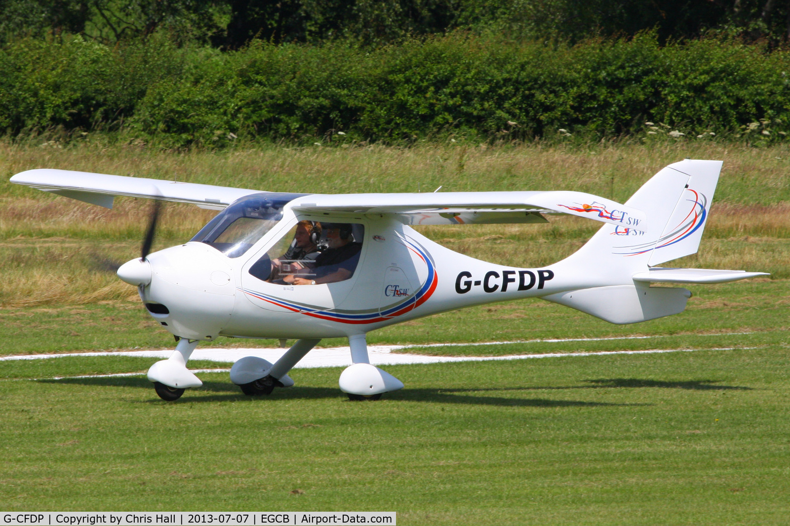 G-CFDP, 2008 Flight Design CTSW C/N 8367, at the Barton open day and fly in