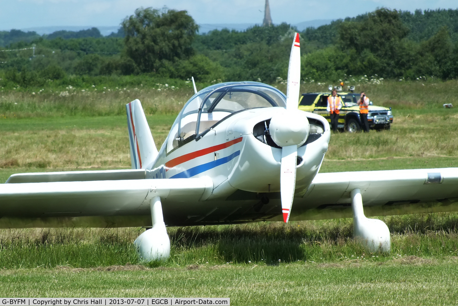 G-BYFM, 2000 Jodel DR-1050 M1 Excellence Replica C/N PFA 304-13237, at the Barton open day and fly in