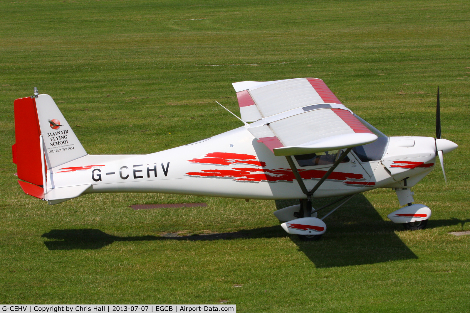 G-CEHV, 2006 Comco Ikarus C42 FB80 C/N 0610-6854, at the Barton open day and fly in