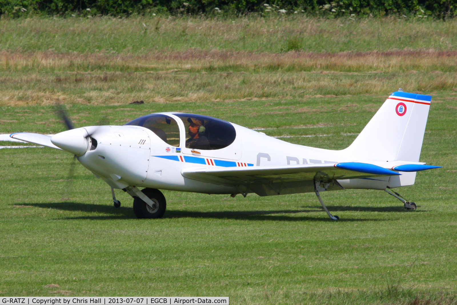 G-RATZ, 1997 Europa Monowheel C/N PFA 247-12582, at the Barton open day and fly in