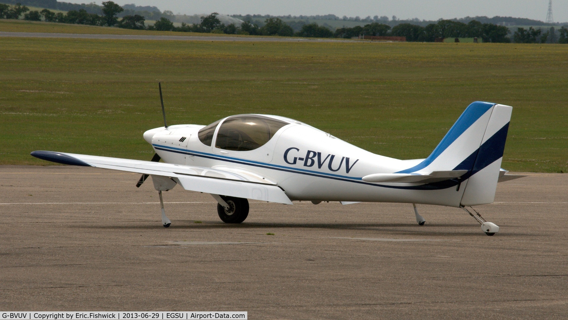 G-BVUV, 1999 Europa Monowheel C/N PFA 247-12762, 1. G-BVUV at Duxford Airfield.