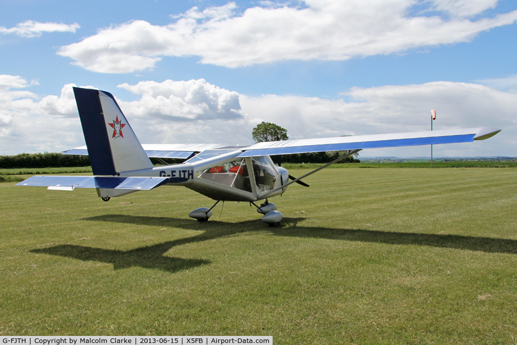 G-FJTH, 2003 Aeroprakt A-22 Foxbat C/N PFA 317-13928, Aeroprakt A-22 Foxbat. A Fly UK 2013 team member's aircraft at Fishburn Airfield, June 2013.