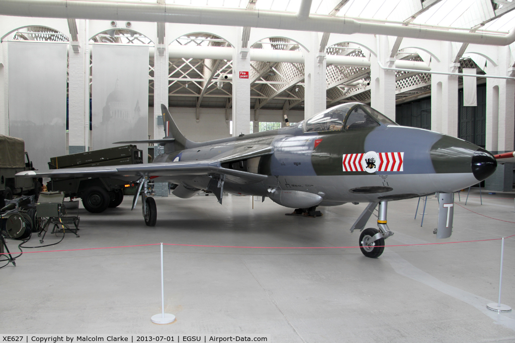 XE627, 1956 Hawker Hunter F.6A C/N 41H/679979, Hawker Hunter F.6A. At The Imperial War Museum, Duxford. July 2013.