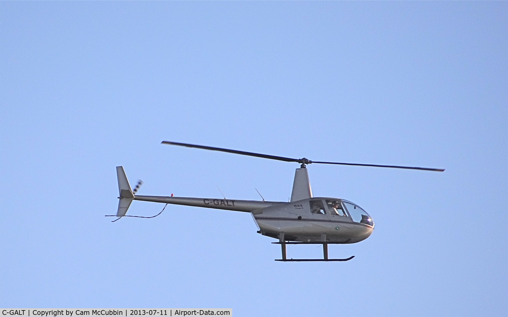 C-GALT, 2004 Robinson R44 Raven II C/N 10264, Over Semiahmoo Bay, White Rock, BC.