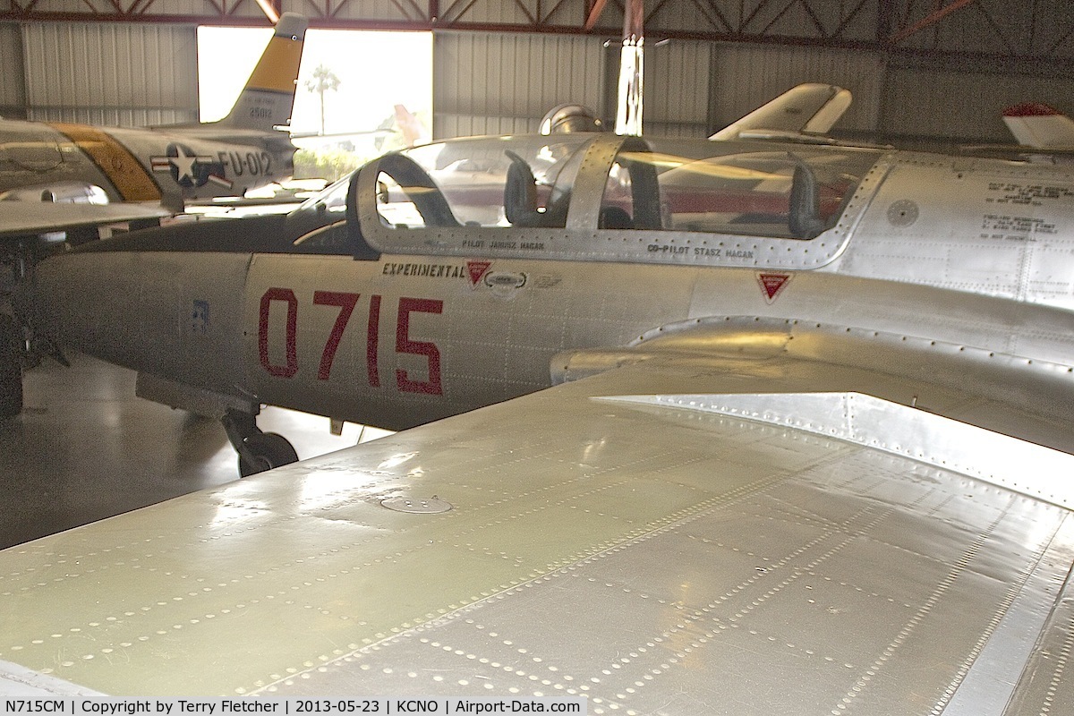 N715CM, 1970 PZL-Mielec TS-11 Iskra bis B C/N 1H0715, At Planes of Fame Museum , Chino , California