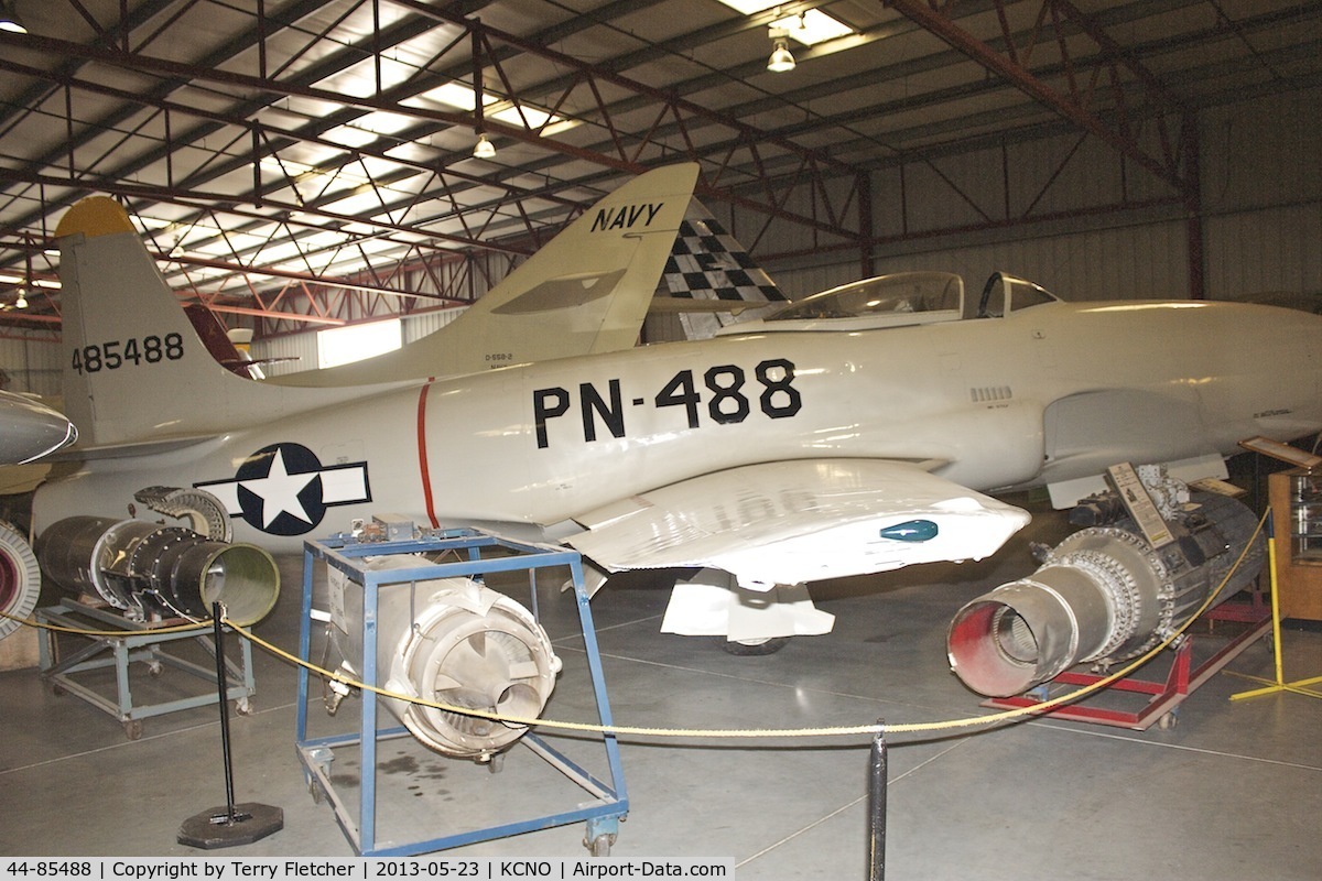 44-85488, Lockheed P-80A-5-LO Shooting Star C/N 080-1511, At Planes of Fame Museum , Chino , California