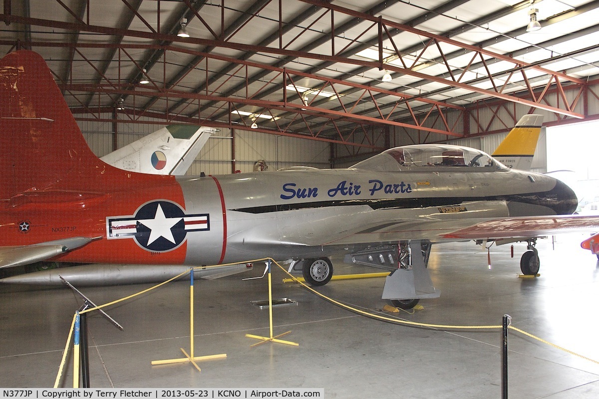 N377JP, Canadair CT-133 Silver Star 3 (CL-30) C/N T33-377, At Planes of Fame Museum , Chino , California