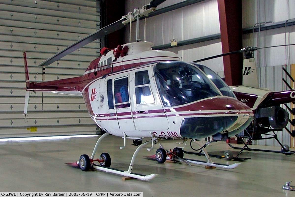 C-GJWL, Bell 206B JetRanger III C/N 3660, Bell 206B-3 Jet Ranger III [3660] (Heli-Transport) Ottawa-Carp~C 19/06/2005