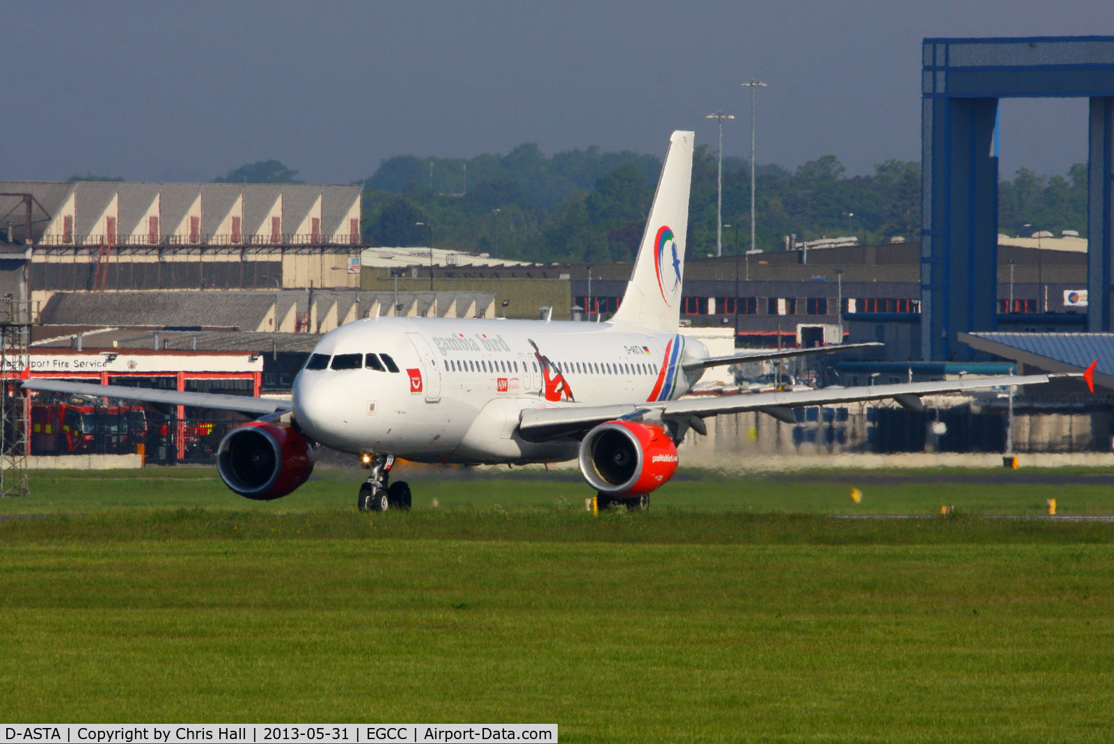 D-ASTA, 2011 Airbus A319-112 C/N 4663, Germania A319 in Gambia Bird livery