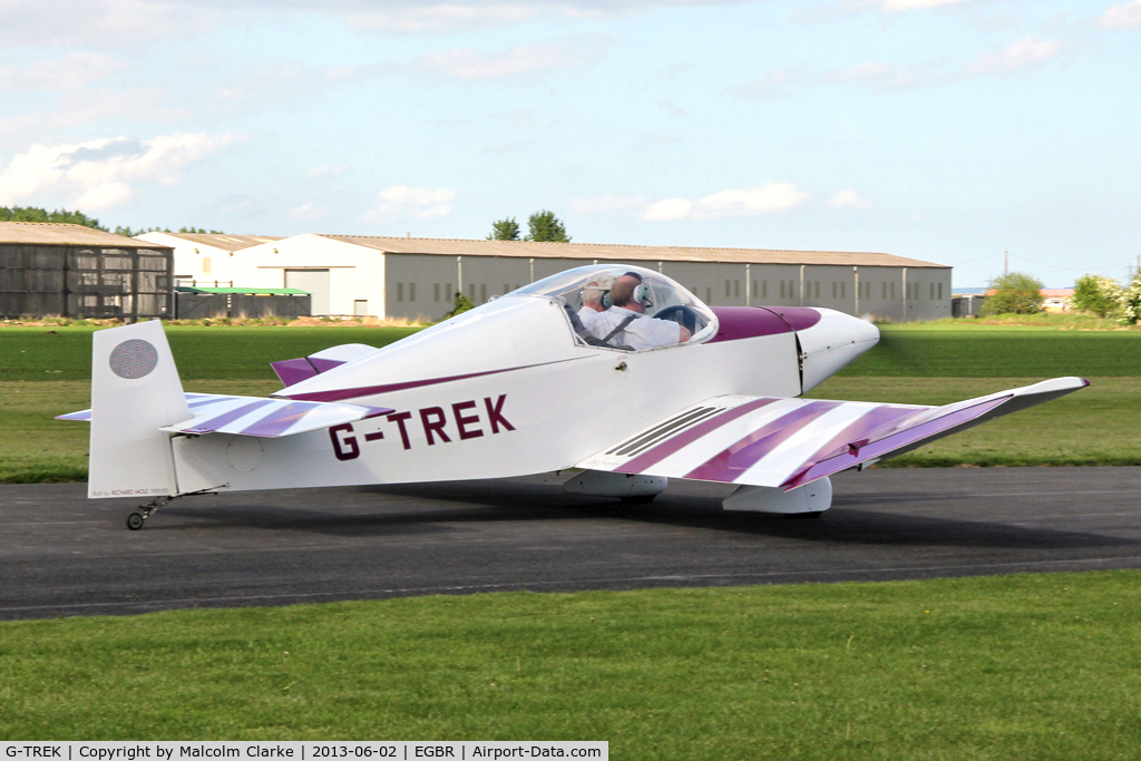 G-TREK, 1995 Jodel D-18 C/N PFA 169-11265, Jodel D-18 at The Real Aeroplane Club's Jolly June Jaunt, Breighton Airfield, 2013.