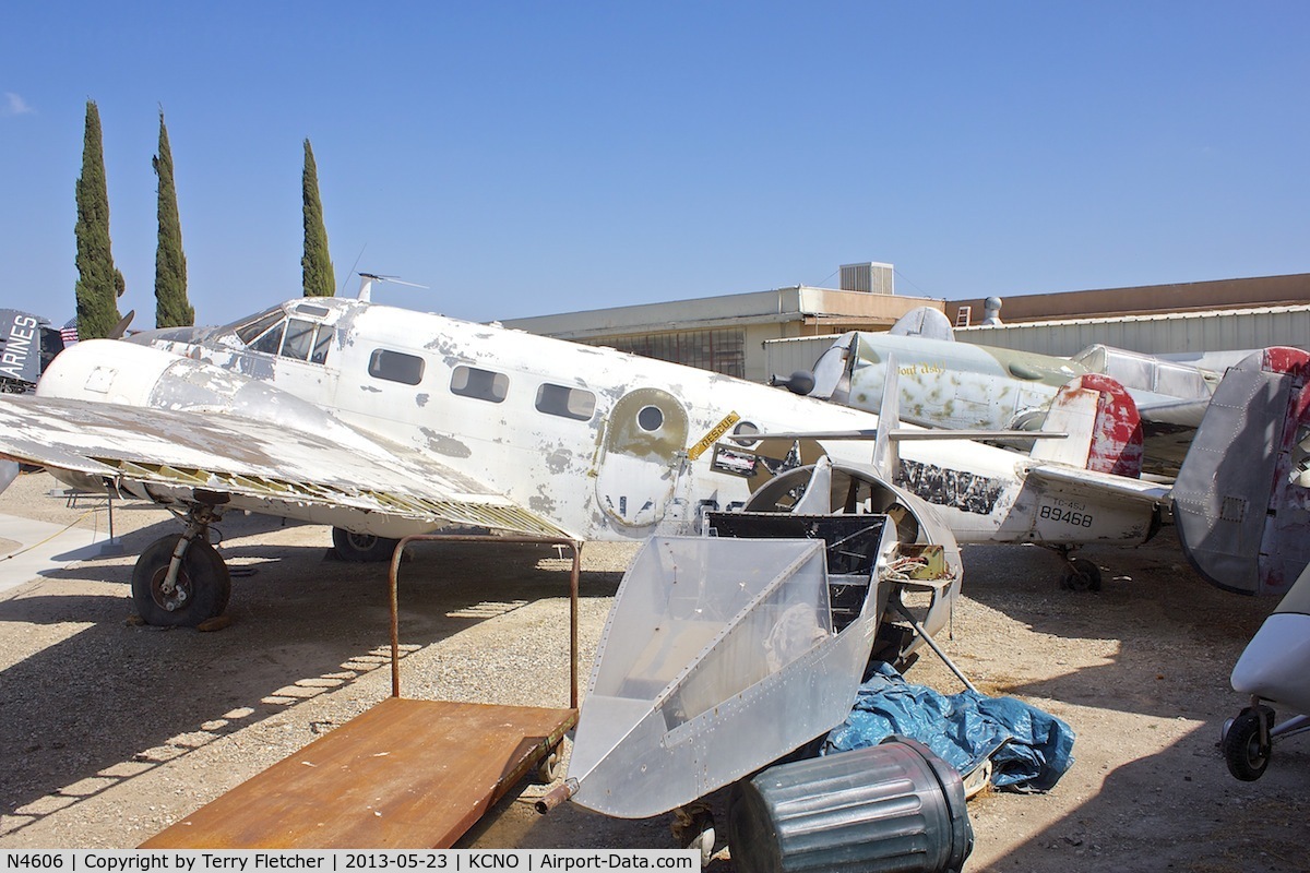N4606, 1969 Beech C-45 C/N 89468, At Planes of Fame Museum , Chino California