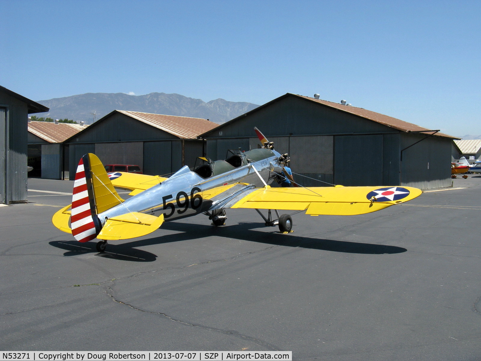 N53271, 1941 Ryan Aeronautical ST3KR C/N 1625, Ryan Aeronautical ST-3KR as PT-22, Kinner R5-540-1 160 Hp radial, highly polished stunner!