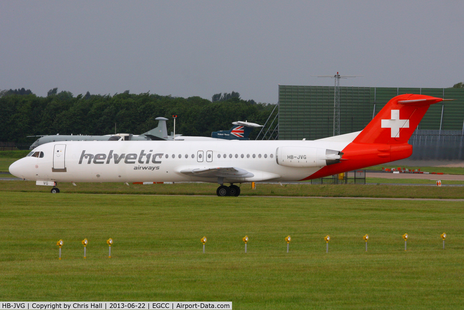 HB-JVG, 1993 Fokker 100 (F-28-0100) C/N 11478, Helvetic Airways