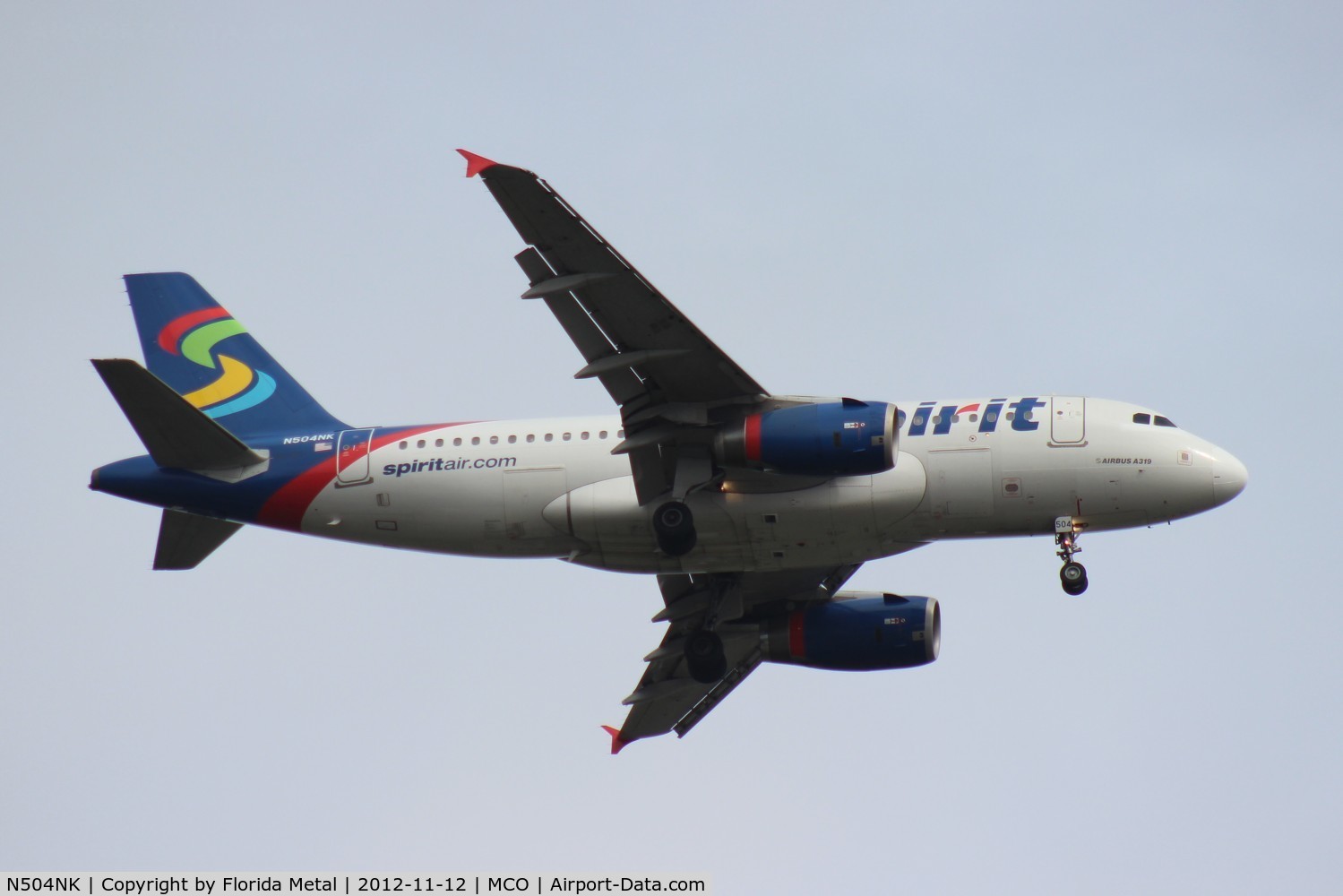 N504NK, 2005 Airbus A319-132 C/N 2473, Spirit A319