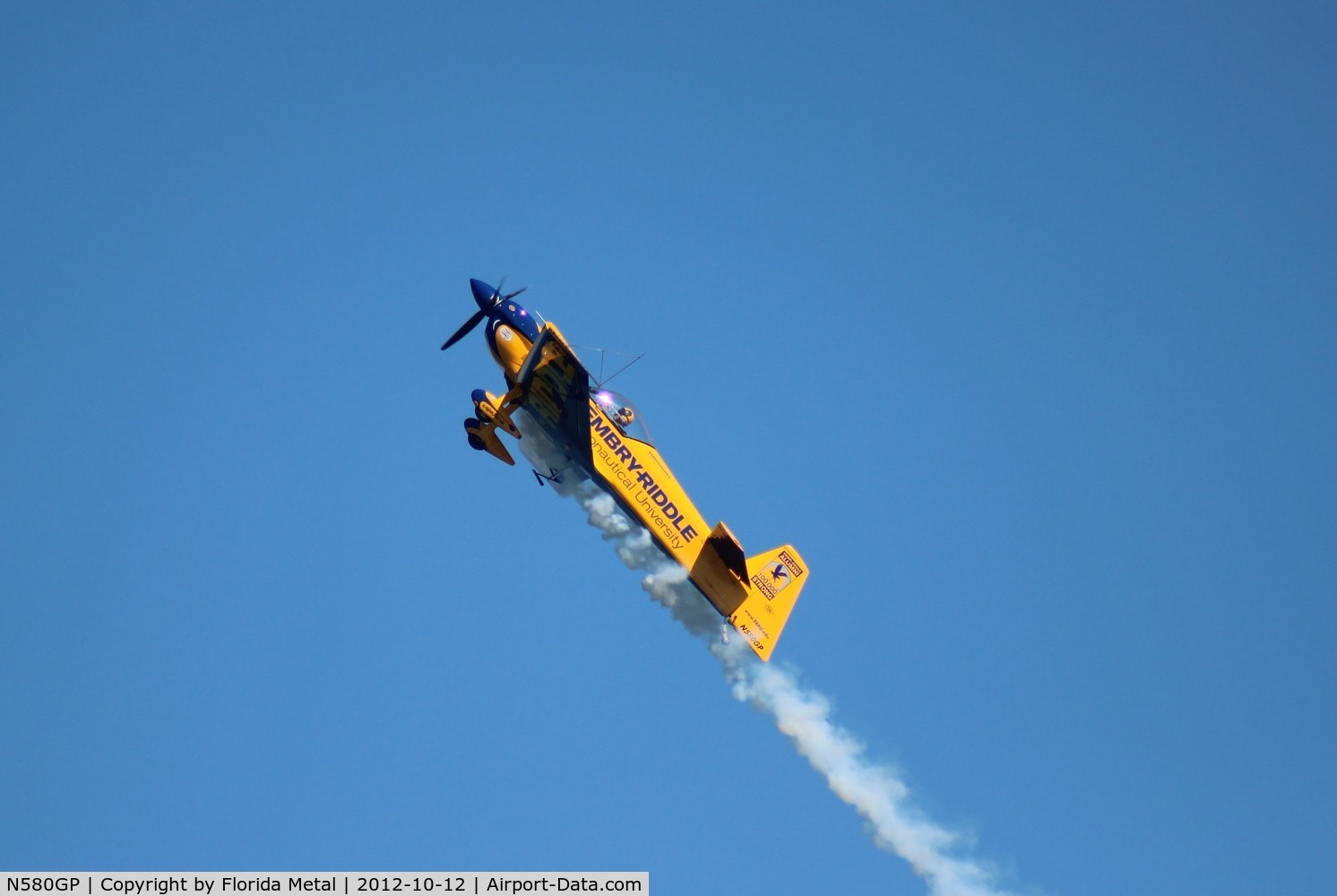 N580GP, 1992 Mudry CAP-231EX C/N 03, Matt Chapman over Daytona Beach