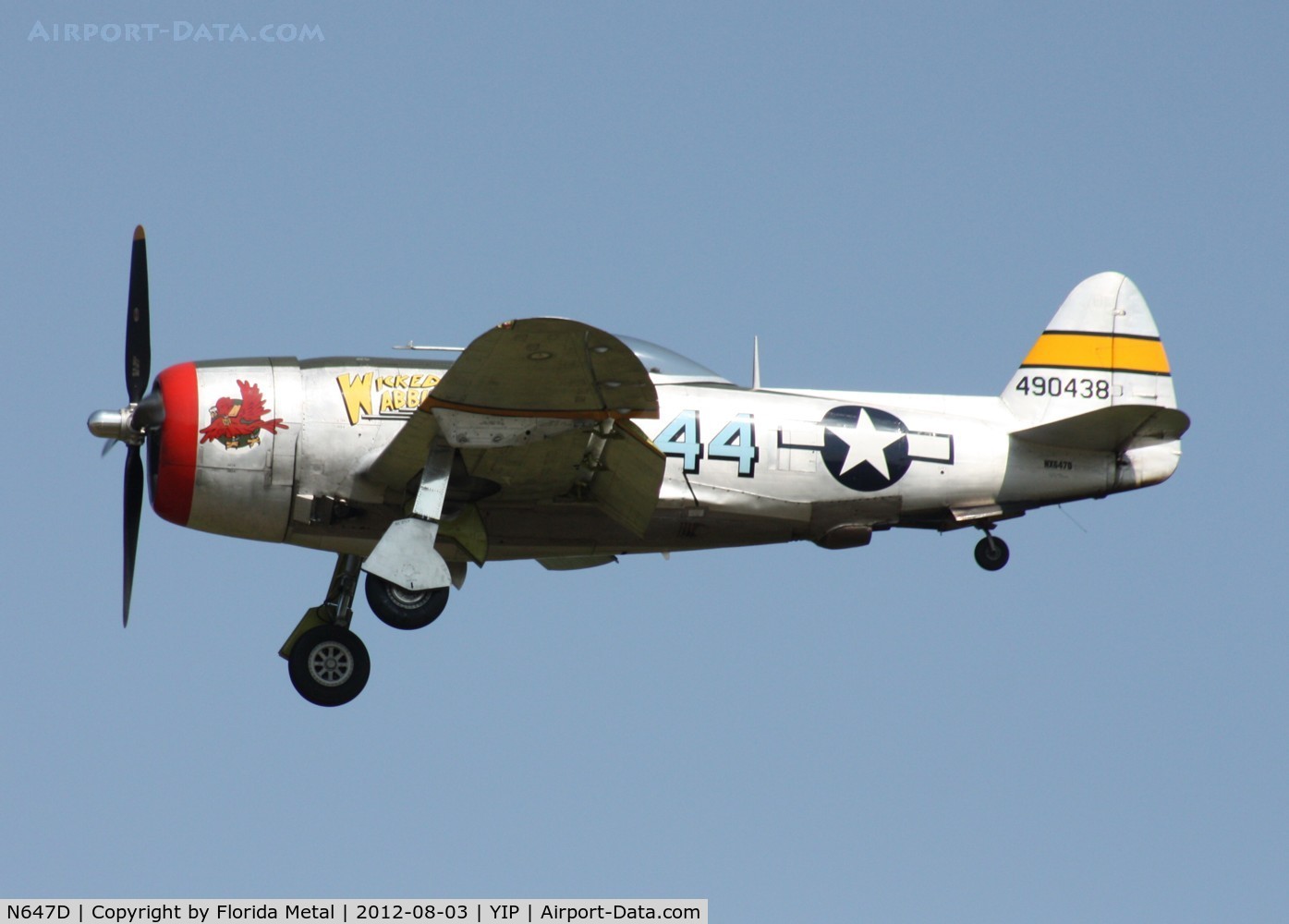 N647D, 1944 Republic P-47D Thunderbolt C/N 8955583, P-47D