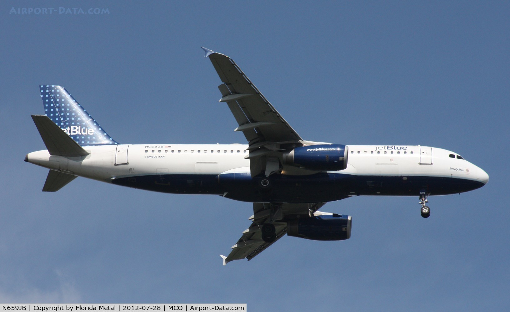 N659JB, 2007 Airbus A320-232 C/N 3190, Jet Blue A320