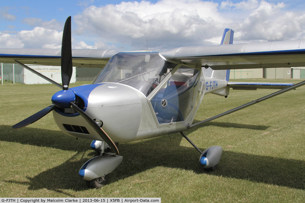 G-FJTH, 2003 Aeroprakt A-22 Foxbat C/N PFA 317-13928, Aeroprakt A-22 Foxbat. A Fly UK 2013 team member's aircraft at Fishburn Airfield, June 2013.