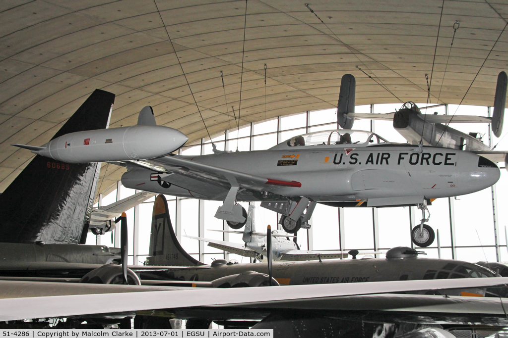 51-4286, 1951 Lockheed T-33A Shooting Star C/N 580-5581, Lockheed T-33A Shooting Star. American Air Museum, Duxford Airfield, July 2013.