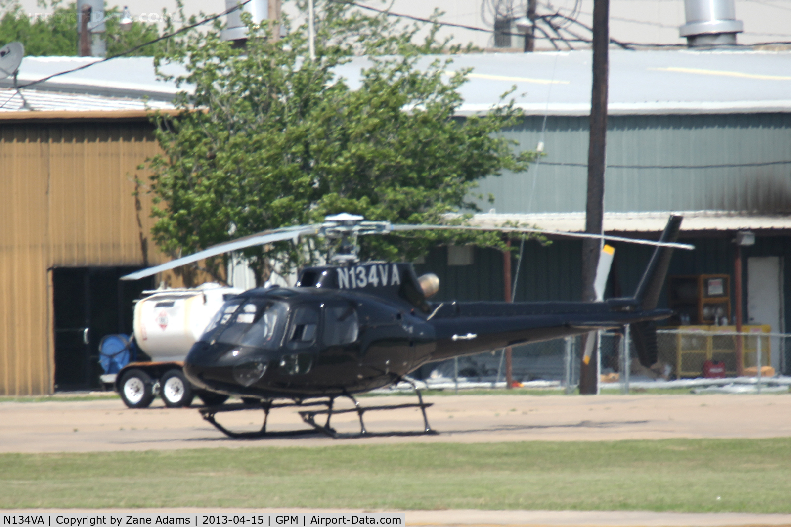 N134VA, 2012 Eurocopter AS-350B-2 Ecureuil C/N 7407, At Grand Prairie Municipal