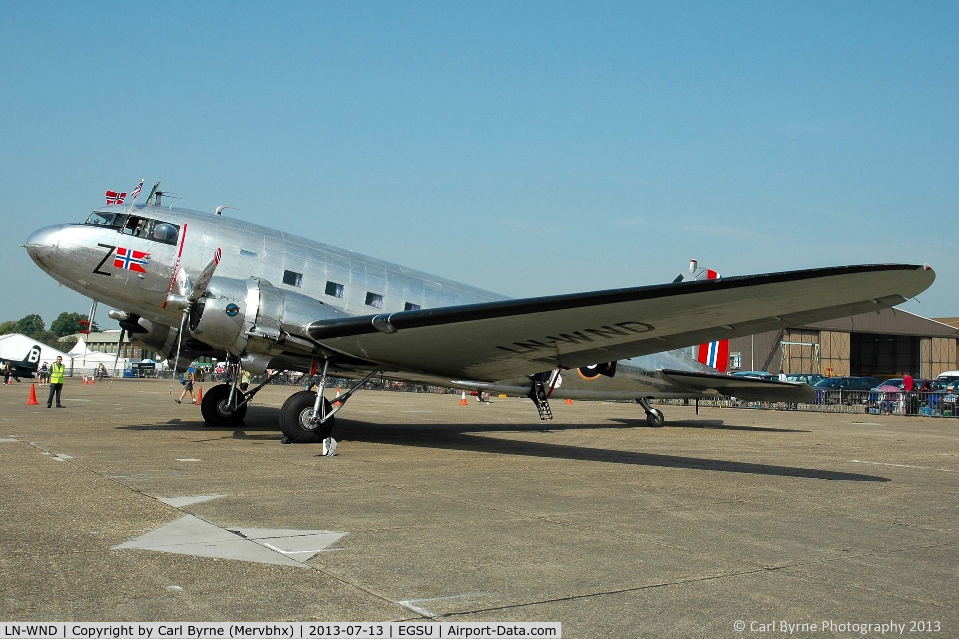 LN-WND, 1943 Douglas C-53D-DO Skytrooper (DC-3A) C/N 11750, Part of the 