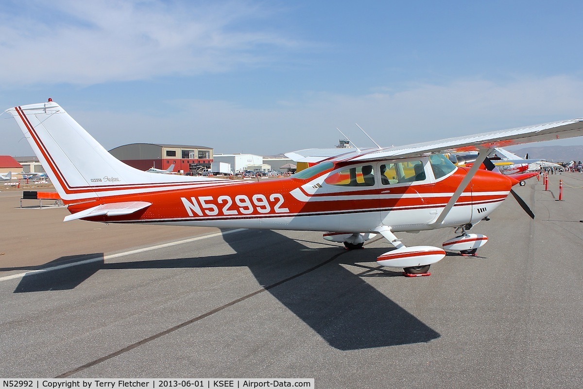 N52992, 1974 Cessna 182P Skylane C/N 18262991, At 2013 Wings Over Gillespie Airshow in San Diego , California