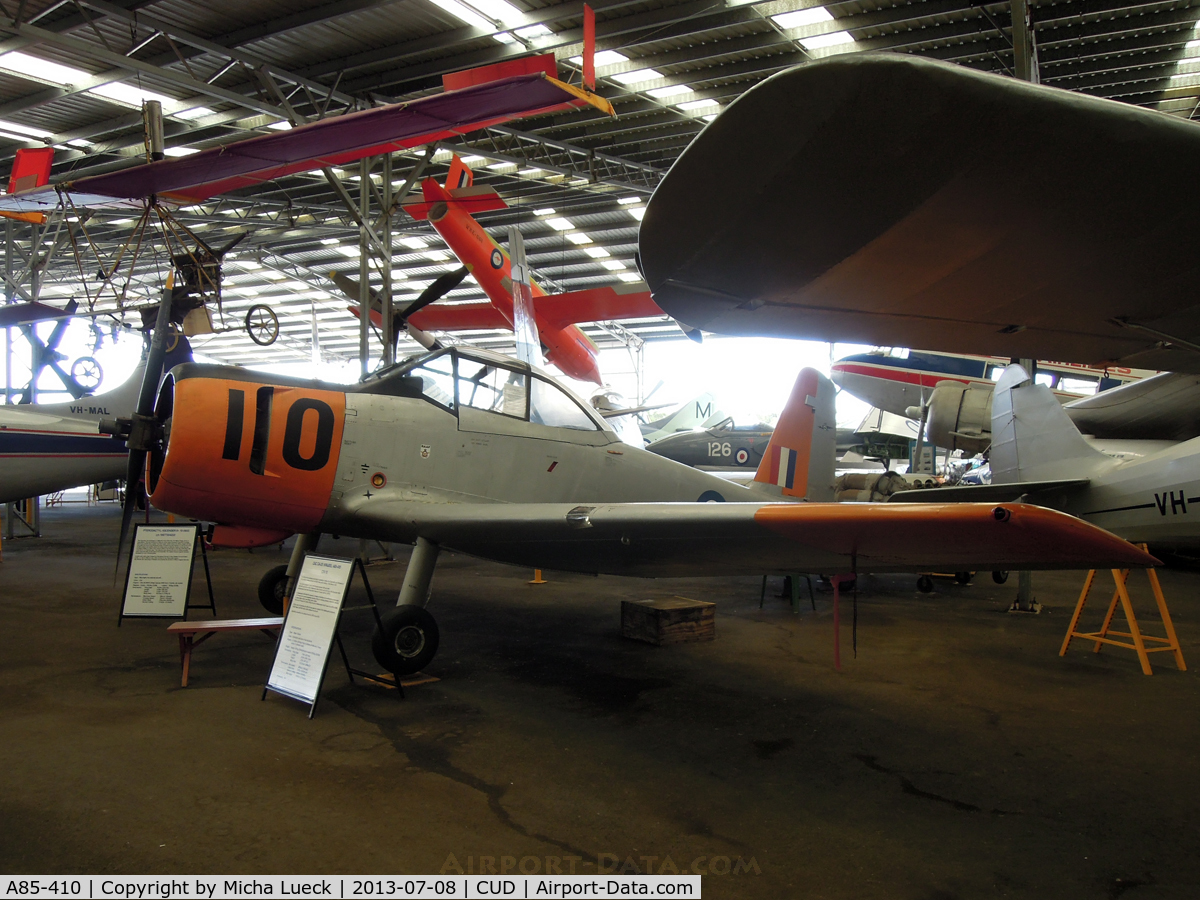 A85-410, 1955 Commonwealth CA-25 Winjeel C/N CA25-10, At the Queensland Air Museum, Caloundra