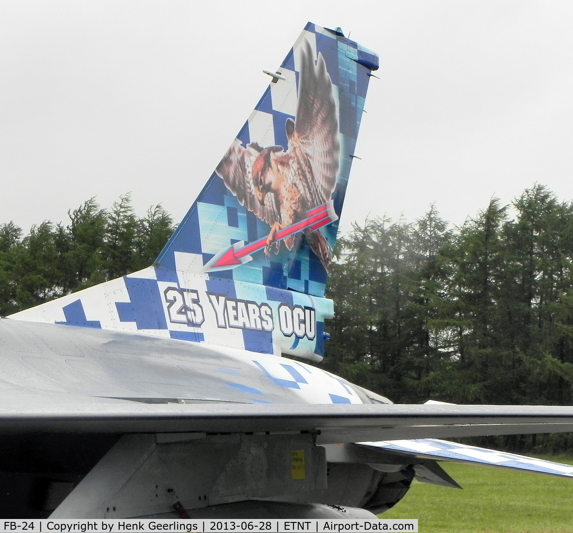 FB-24, General Dynamics F-16BM Fighting Falcon C/N 6J-24, Phantom - Farewell , Openday at Wittmund AFB, Germany 
Spcl cs Tail
