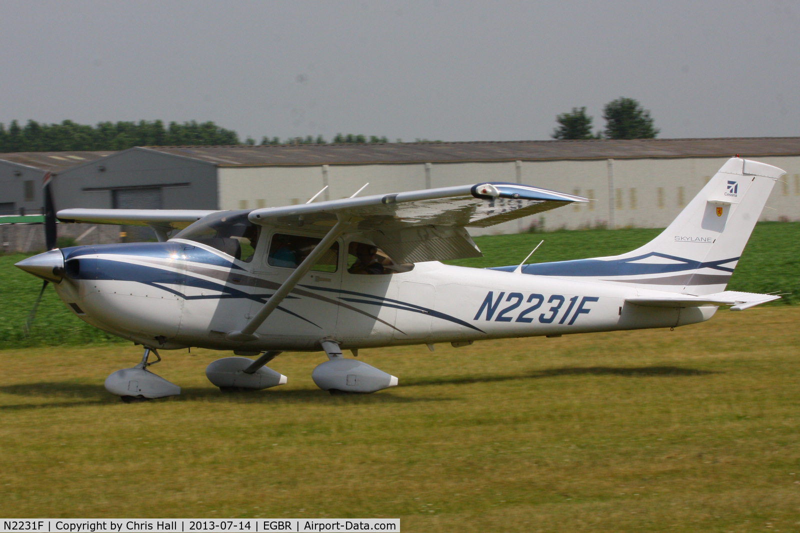 N2231F, 2007 Cessna 182T Skylane C/N 18281925, at the Real Aeroplane Club's Wings & Wheels fly-in, Breighton
