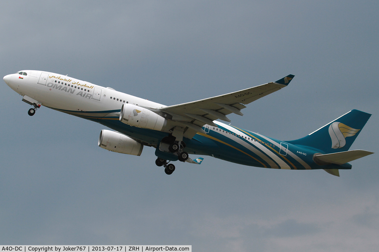 A4O-DC, 2009 Airbus A330-243 C/N 1049, Oman Air