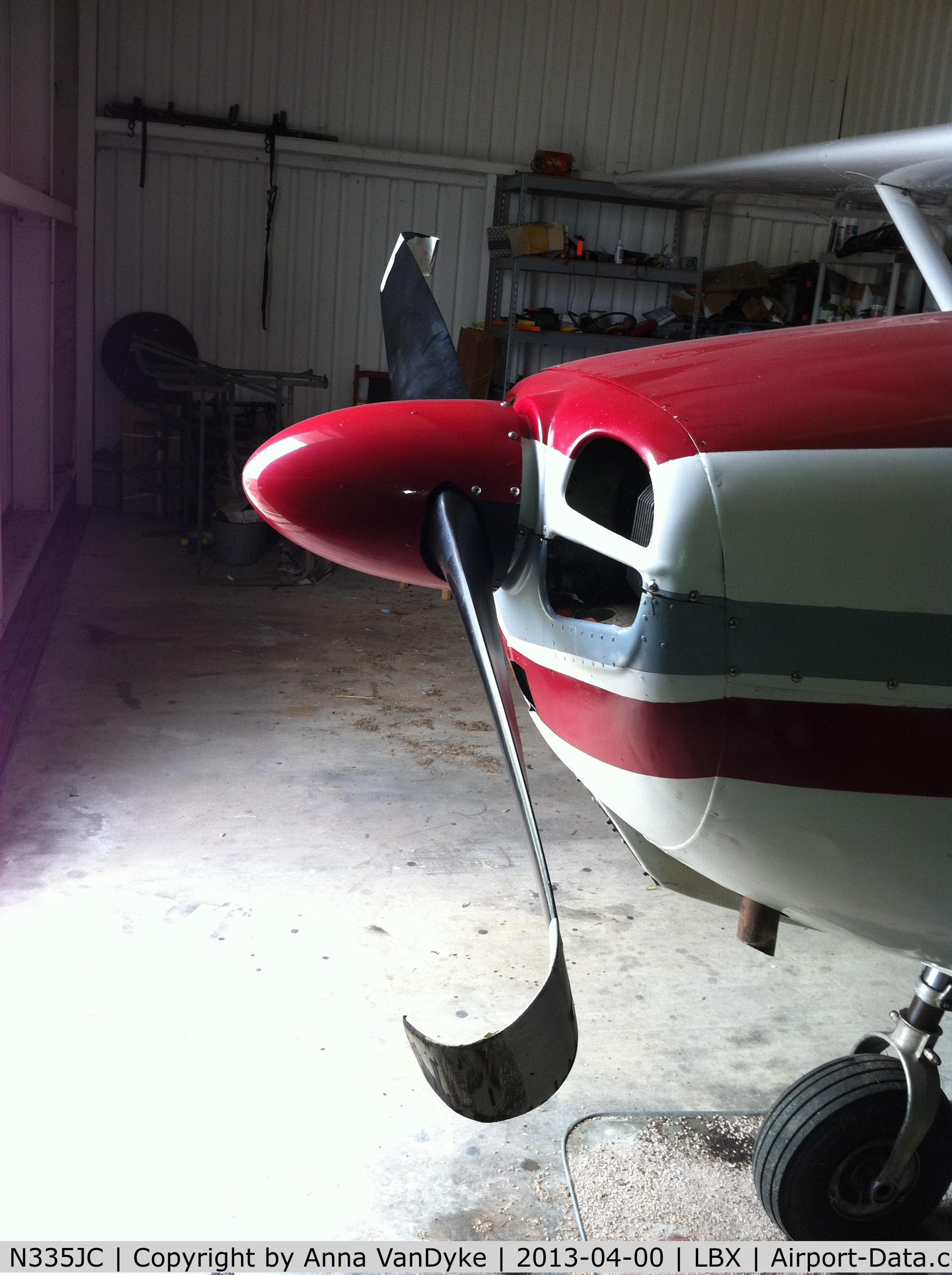 N335JC, 1956 Cessna 172 C/N 28785, Prop strike occured after our Sun and Fun trip.