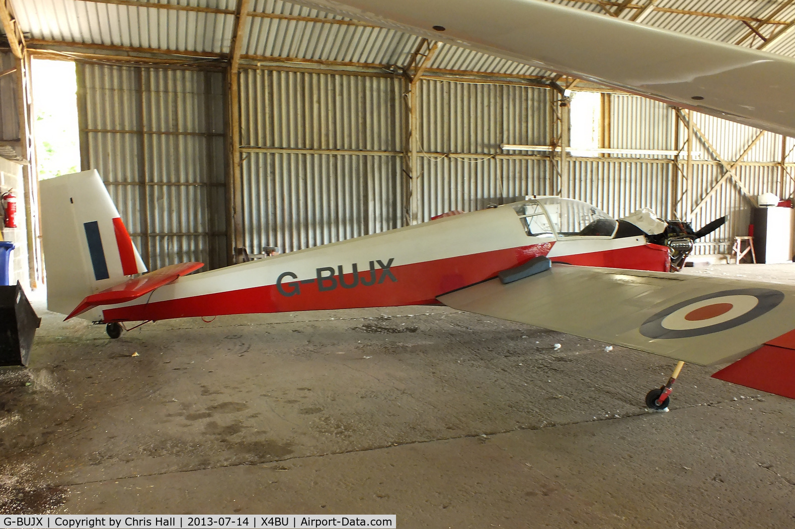 G-BUJX, 1977 Slingsby T-61F Venture T2 C/N 1873, Burn Gliding Club