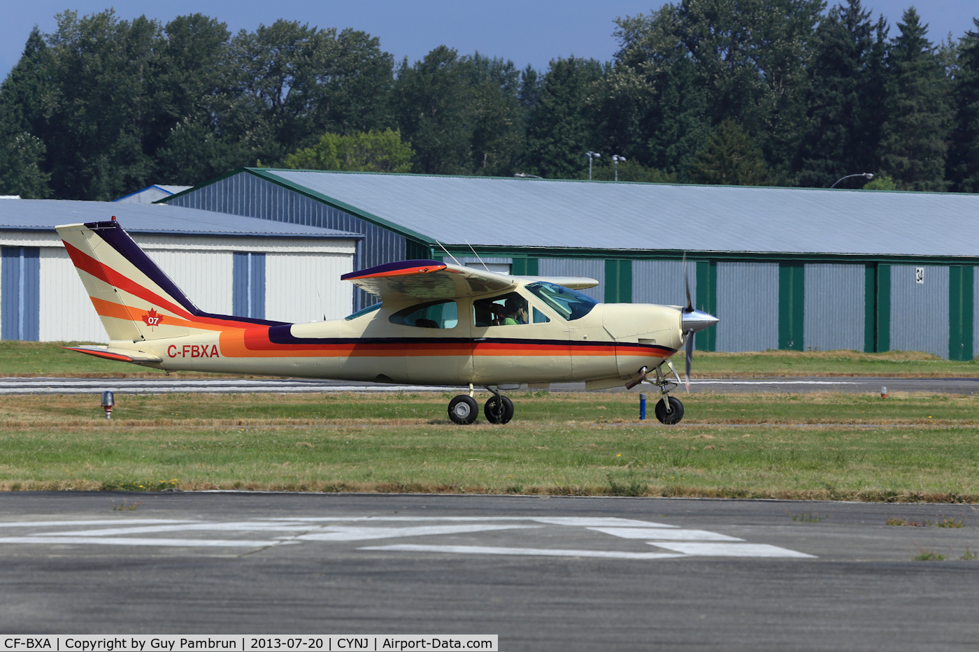 CF-BXA, 1971 Cessna 177RG Cardinal C/N 177RG0223, @ CYNJ