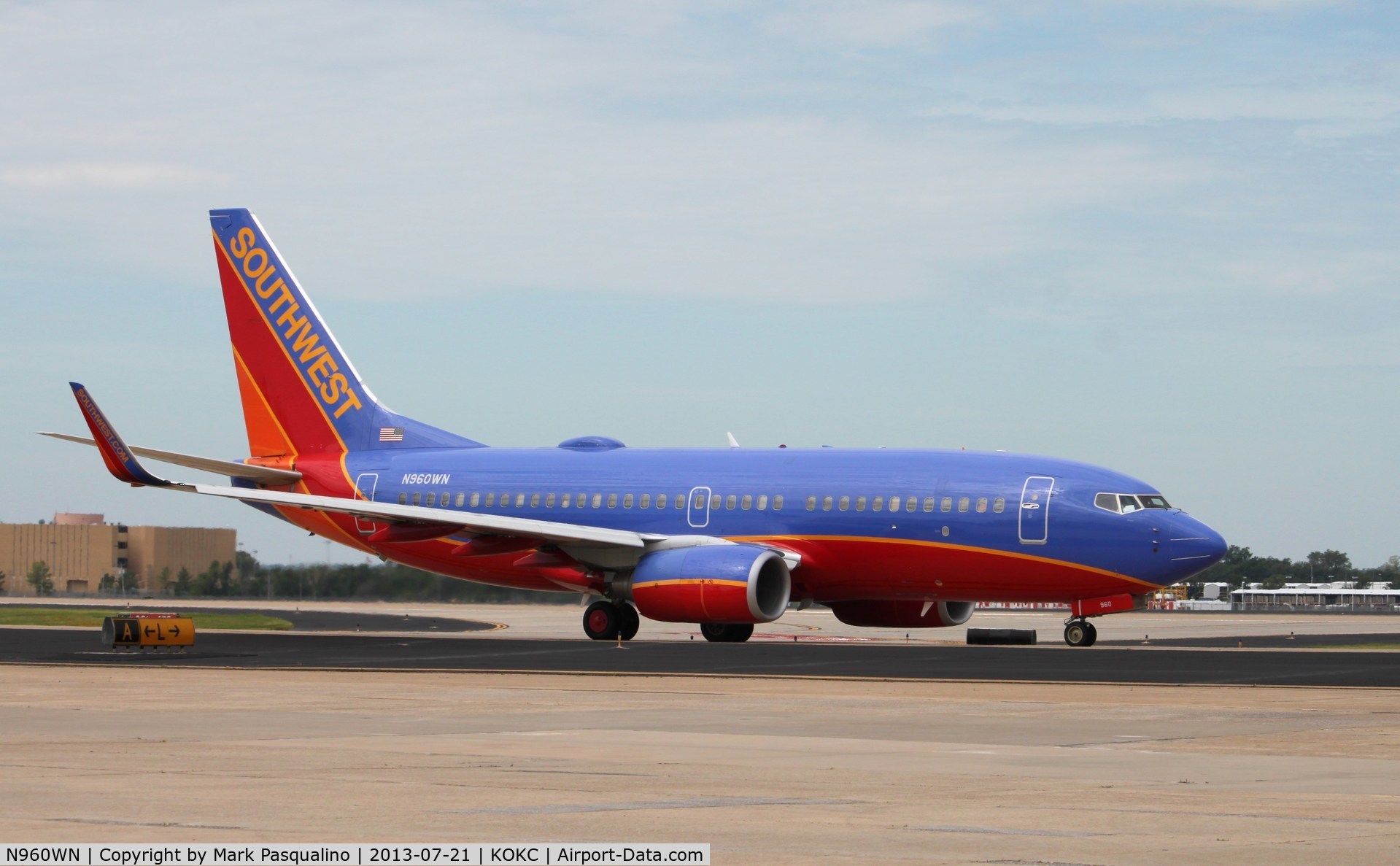 N960WN, 2011 Boeing 737-7H4 C/N 36675, Boeing 737-700