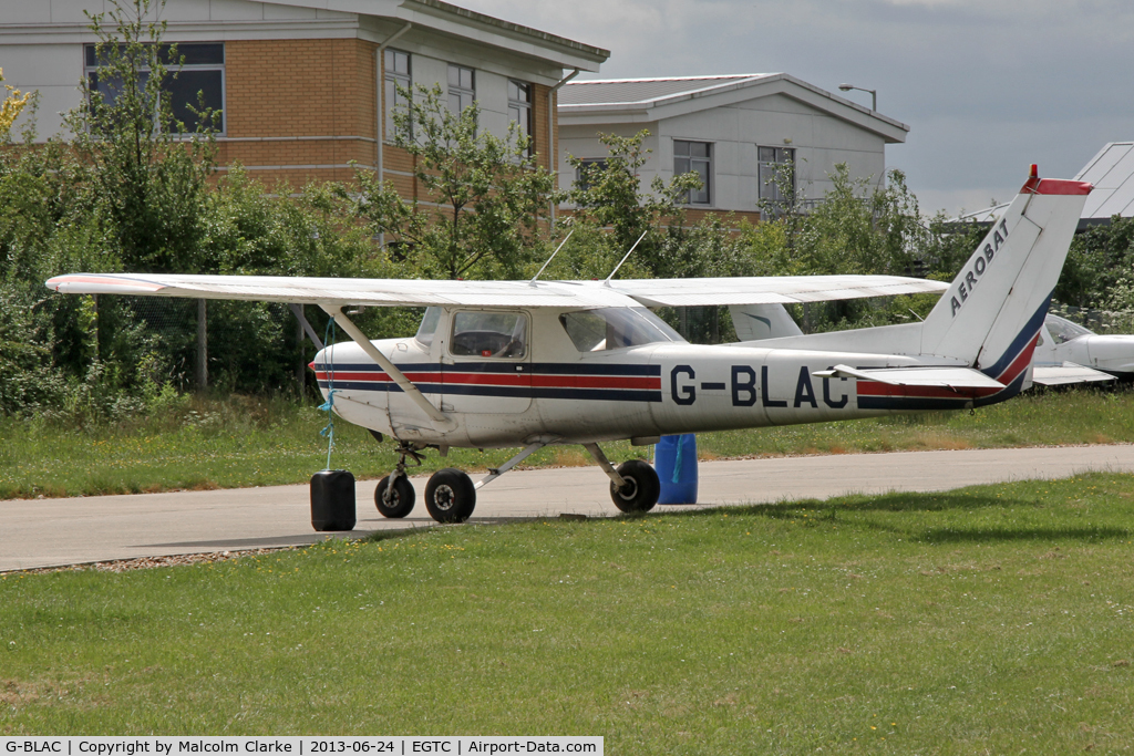 G-BLAC, 1980 Reims FA152 Aerobat C/N 0370, Reims FA152 Aerobat, Cranfield Airport, June 2013.