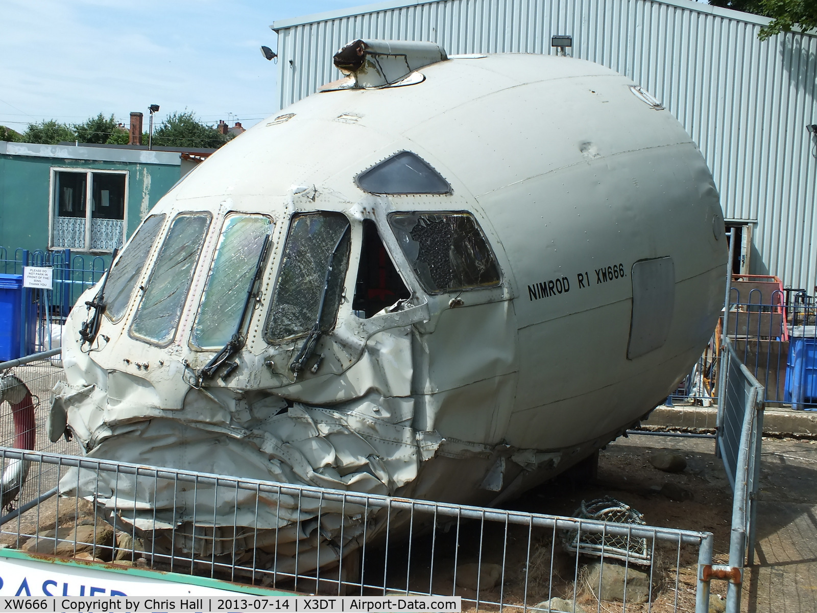 XW666, Hawker Siddeley Nimrod R.1 C/N 8041, preserved at the South Yorkshire Aircraft Museum, AeroVenture, Doncaster