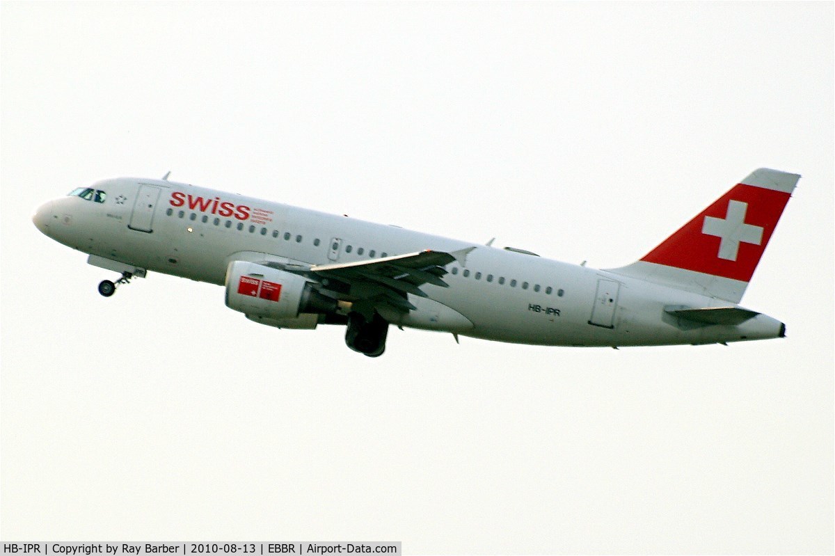 HB-IPR, 1999 Airbus A319-112 C/N 1018, Airbus A319-112 [1018] (Swiss International Air Lines) Brussels~OO 13/08/2010
