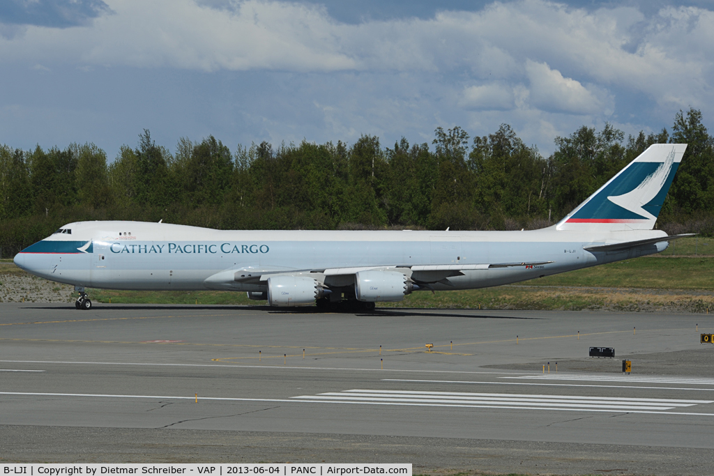 B-LJI, 2012 Boeing 747-867F/SCD C/N 39247, Cathay Pacific Boeing 747-8